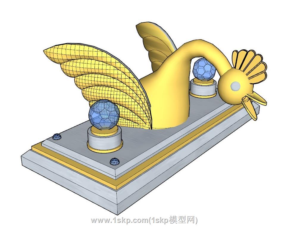 天鹅SU模型 2