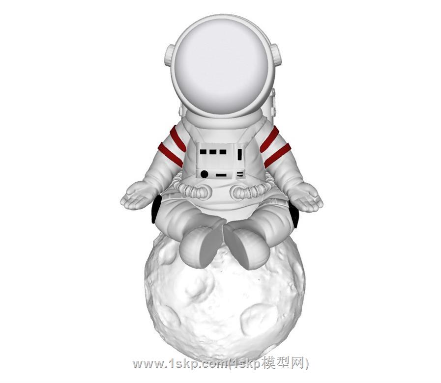 月球太空人SU模型 2