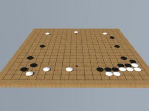 围棋棋盘免费SU模型 免费sketchup模型下载