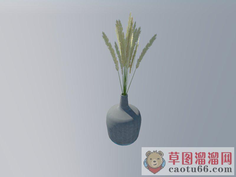 装饰花瓶SU模型 1