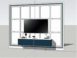 电视柜 电视背景墙 工艺品
