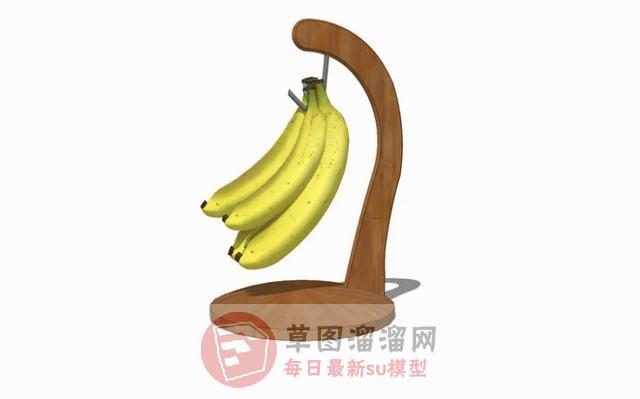 香蕉装饰品SU模型 1