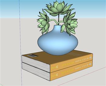 多肉 花瓶 书本