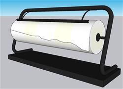 纸质卷纸打印纸SU模型 免费sketchup模型下载
