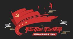 党建  党旗  不忘初心