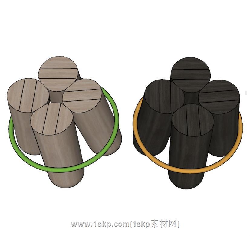 装饰品摆件SU模型 2