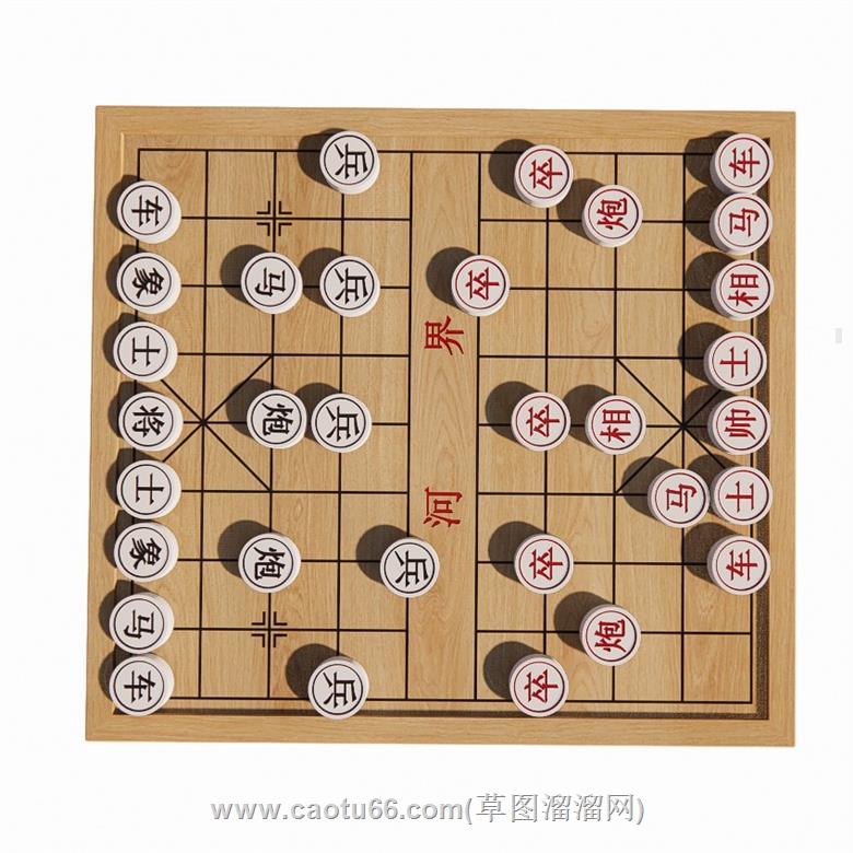 象棋棋盘SU模型 3