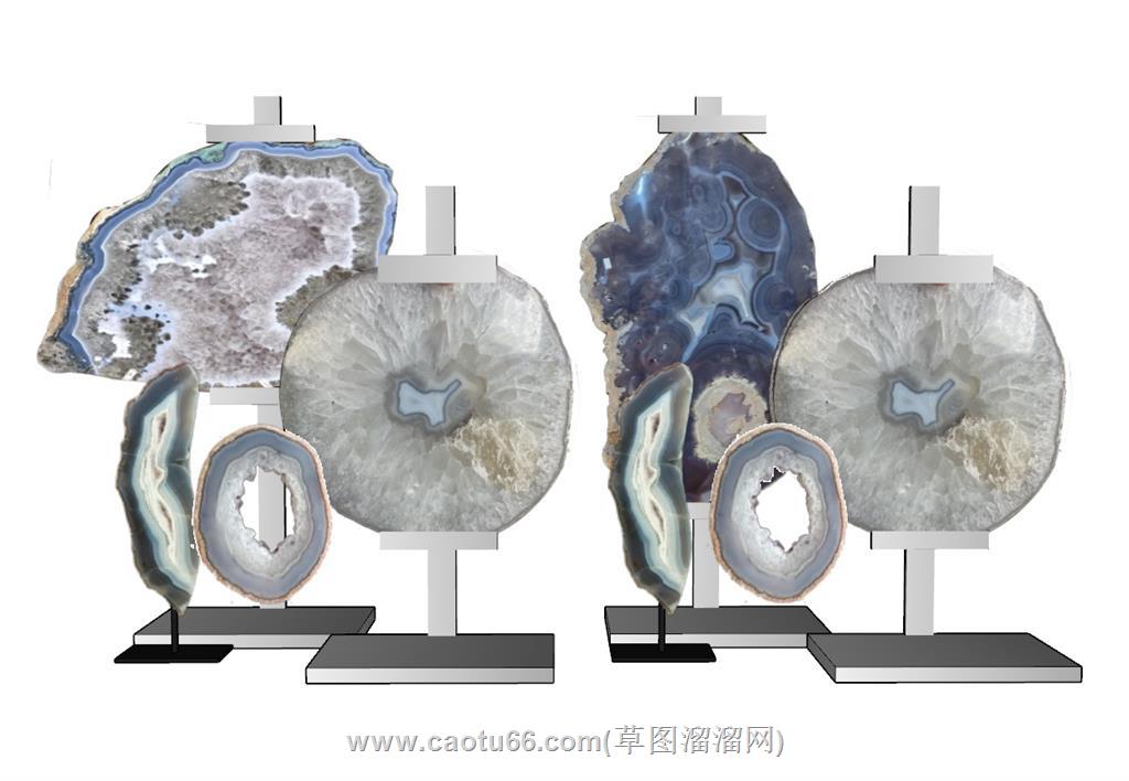 装饰摆件SU模型 1