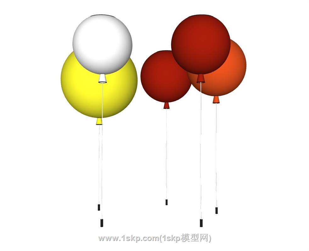 气球SU模型 2