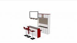 迷你 吧台柜 吧台椅