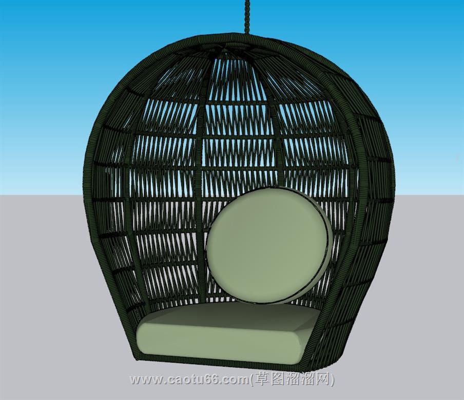 吊椅SU模型 1