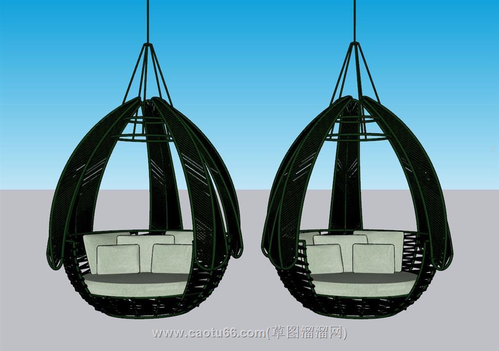 吊椅SU模型 1