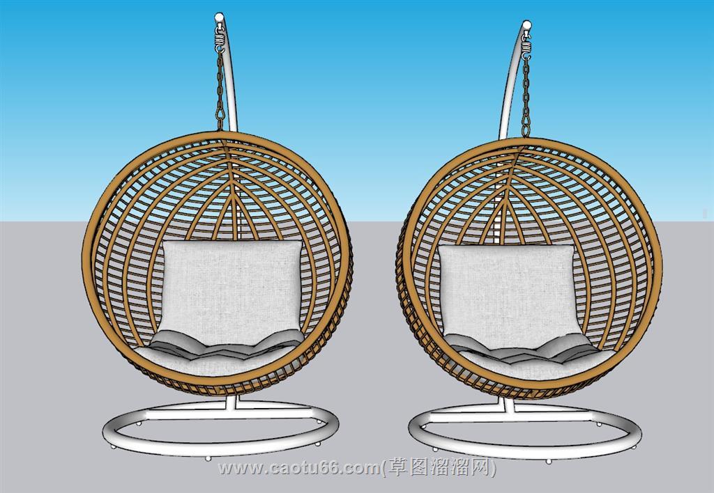 吊椅SU模型 1