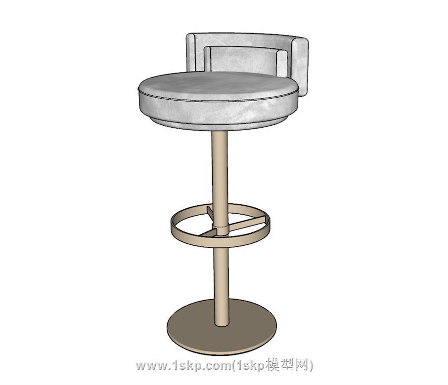 吧台椅SU模型 1