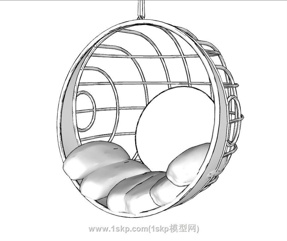 吊椅SU模型