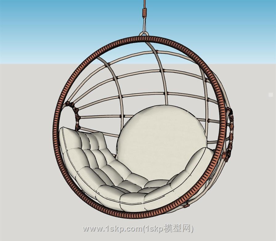 吊椅SU模型 1