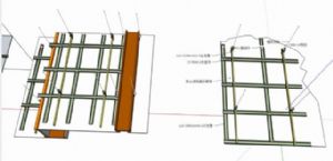卡齿 龙骨 草图 大师 +轻 钢龙 骨吊 顶