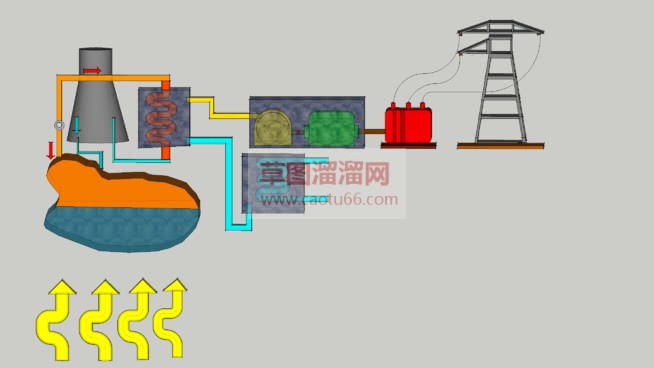 三维水电能源SU模型 1