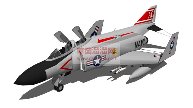 双座F-4JSU模型 1