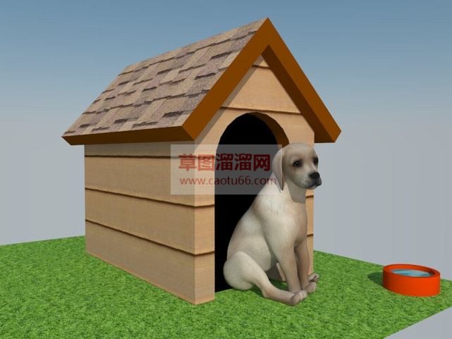 3D狗屋库免SU模型 1