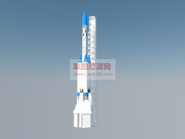 火箭发射台SU模型 1