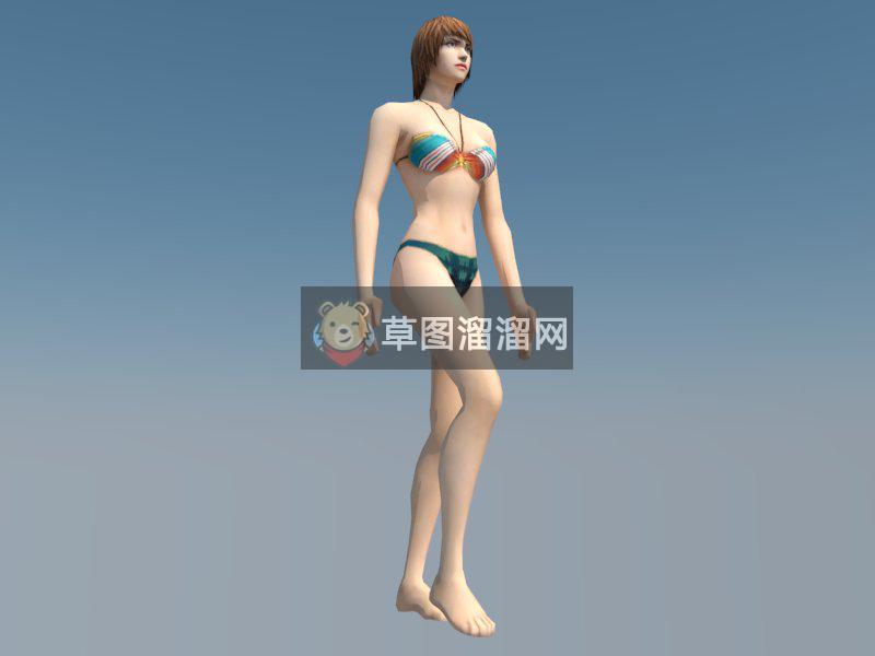 3D美女内衣SU模型 1