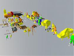 工地工程SU模型 免费sketchup模型下载