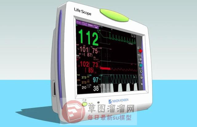 监护仪医疗设备SU模型 1