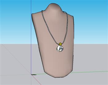项链  假人  模特  半身