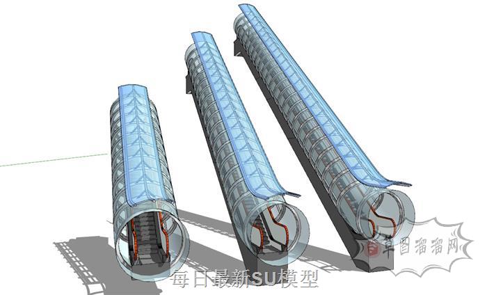 自动扶梯平行SU模型 1