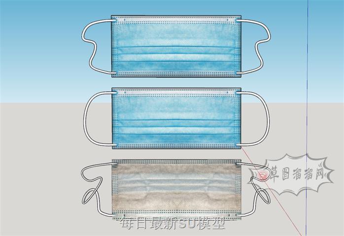 口罩医疗急救SU模型 1