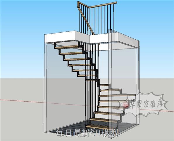 楼梯SU模型 1