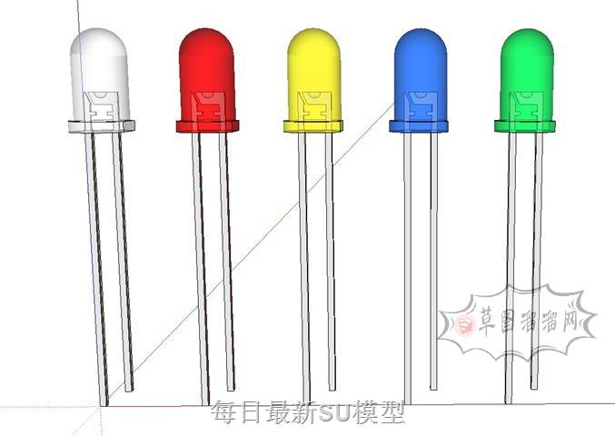 二极管灯半导体SU模型 1