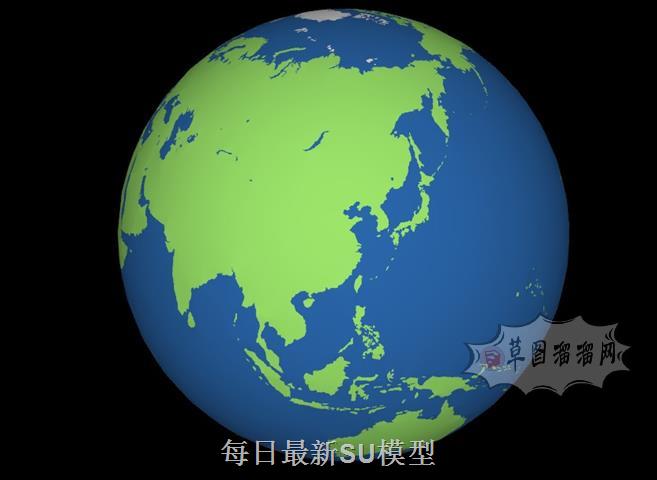 地球星球SU模型 1