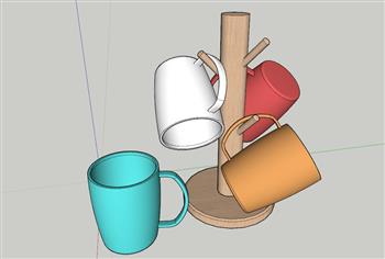 水杯  奶杯  茶杯架