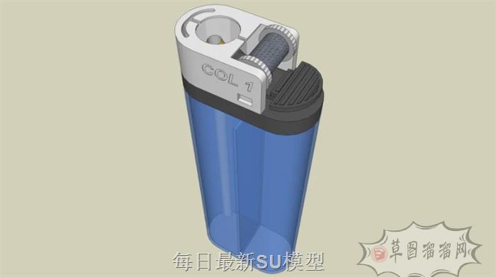 打火机香烟烟柜SU模型 1