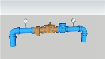 水阀 水表 水管 管道