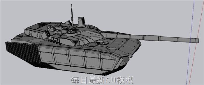 武器坦克SU模型 2