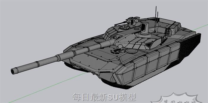 武器坦克SU模型 1