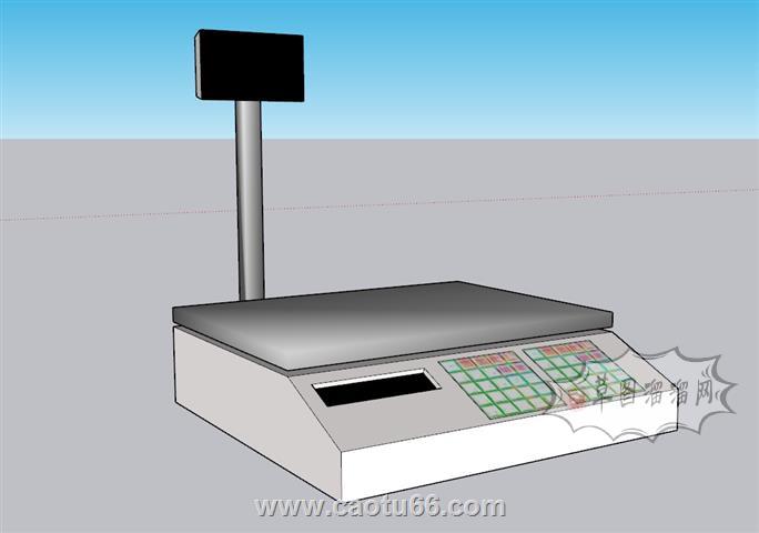 电子秤天平秤SU模型 1