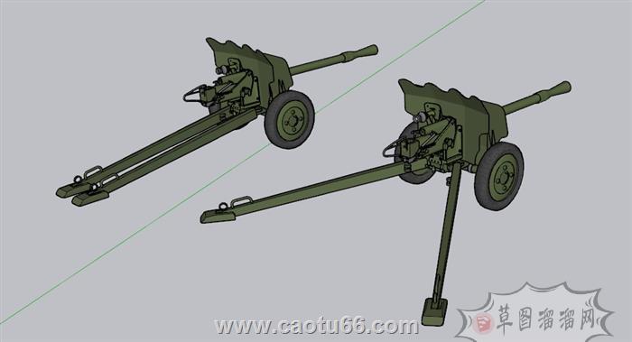 武器迫击炮炮弹SU模型 1