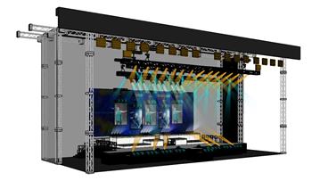 射灯 桁架 舞台