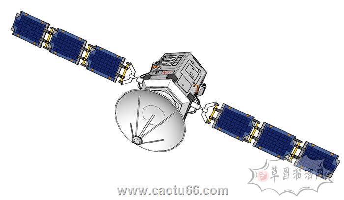 卫星天空SU模型 1