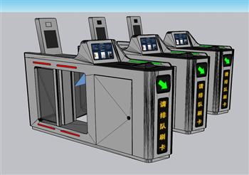 安检 闸机 刷卡 门禁