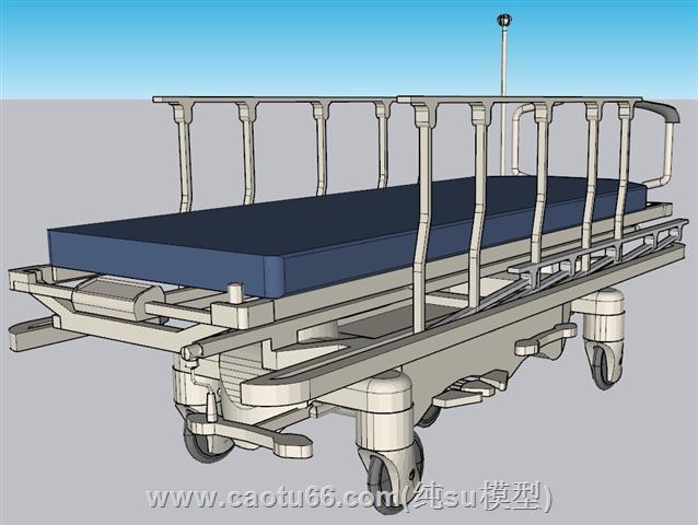 医疗救护床病床SU模型 1