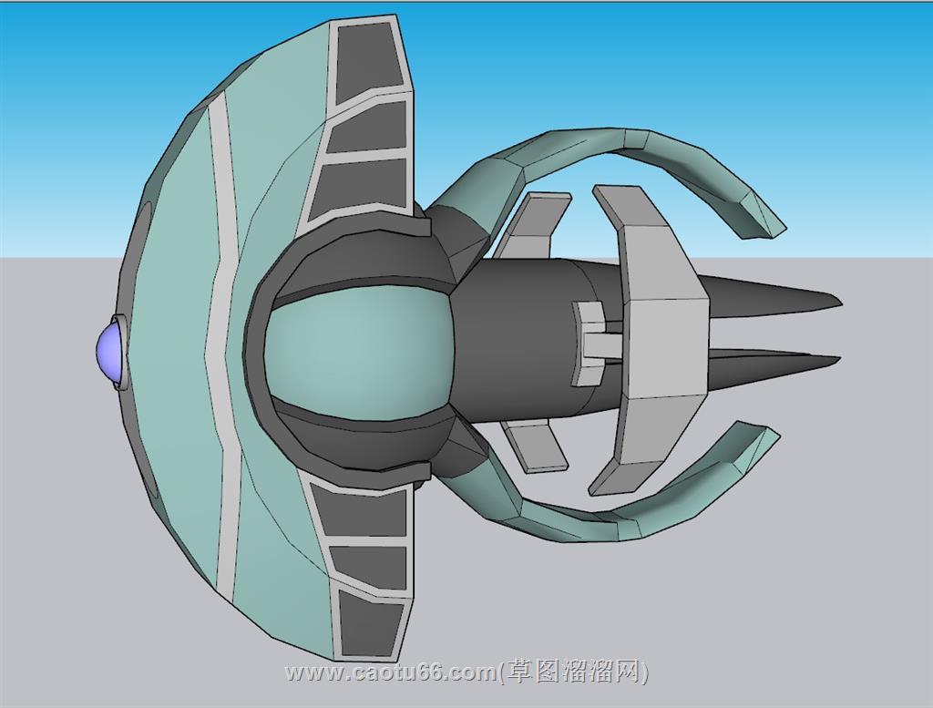 水母机器SU模型 1