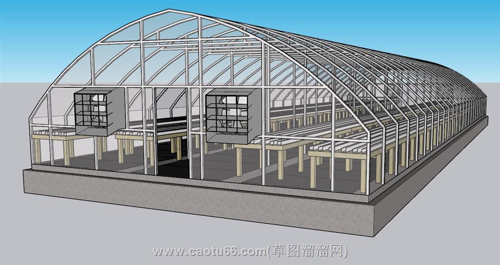 植物大棚农业SU模型 1