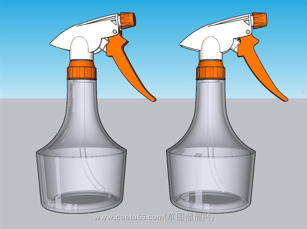 喷水壶SU模型 1