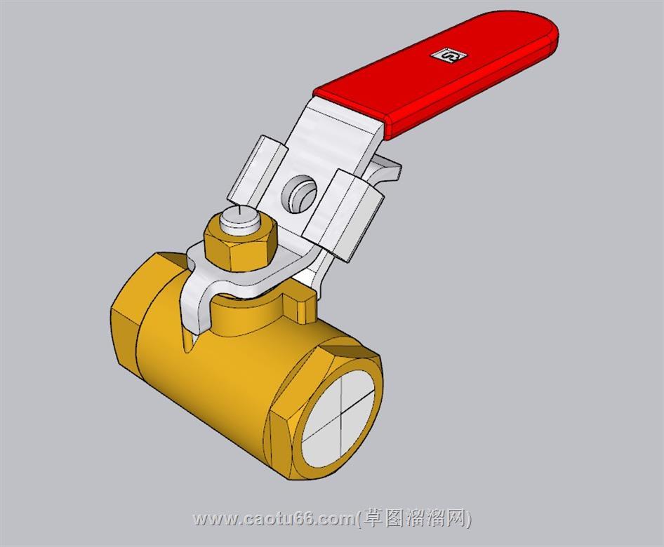 五金开关水阀SU模型 1