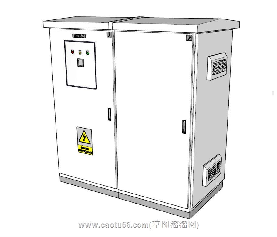 变压器配电箱SU模型 1